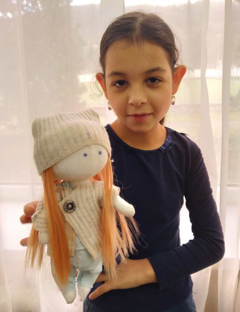 Текстильная кукла "Аленка"