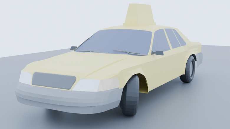 Ford Crown Victoria Low poly модель