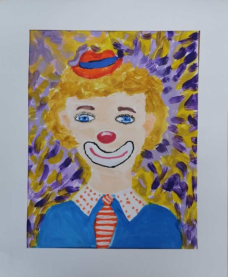 Клоун в шляпке