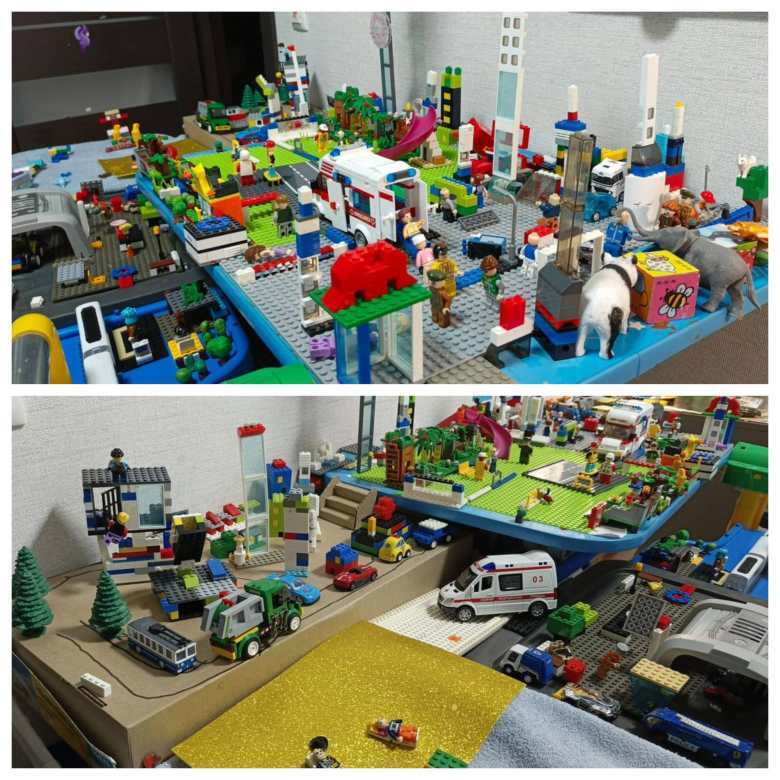 Мегаполис из Lego