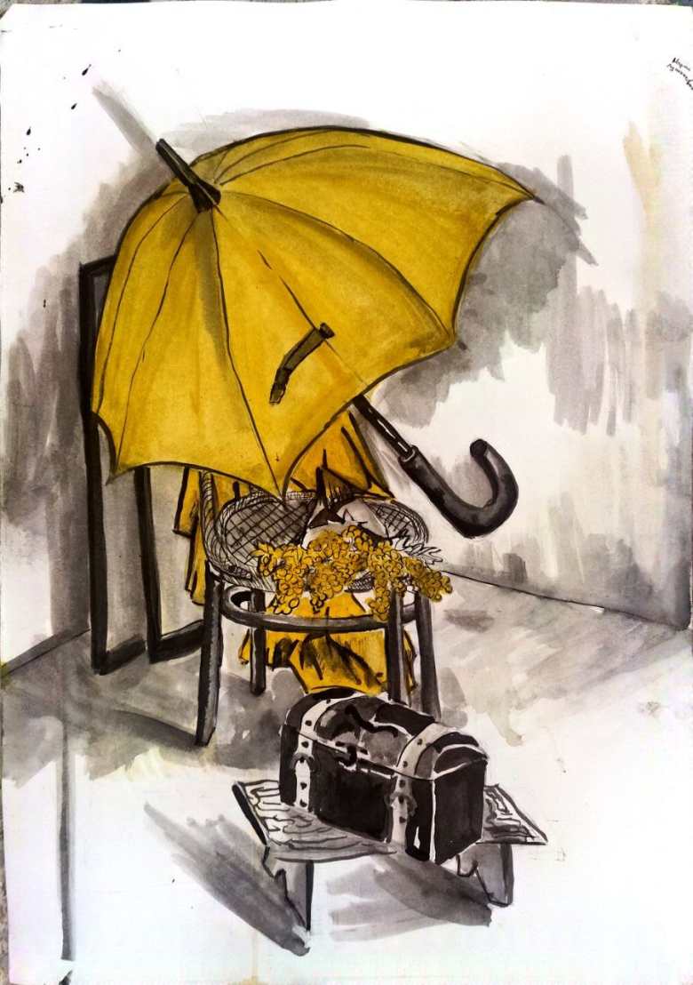 Осенний зонтик