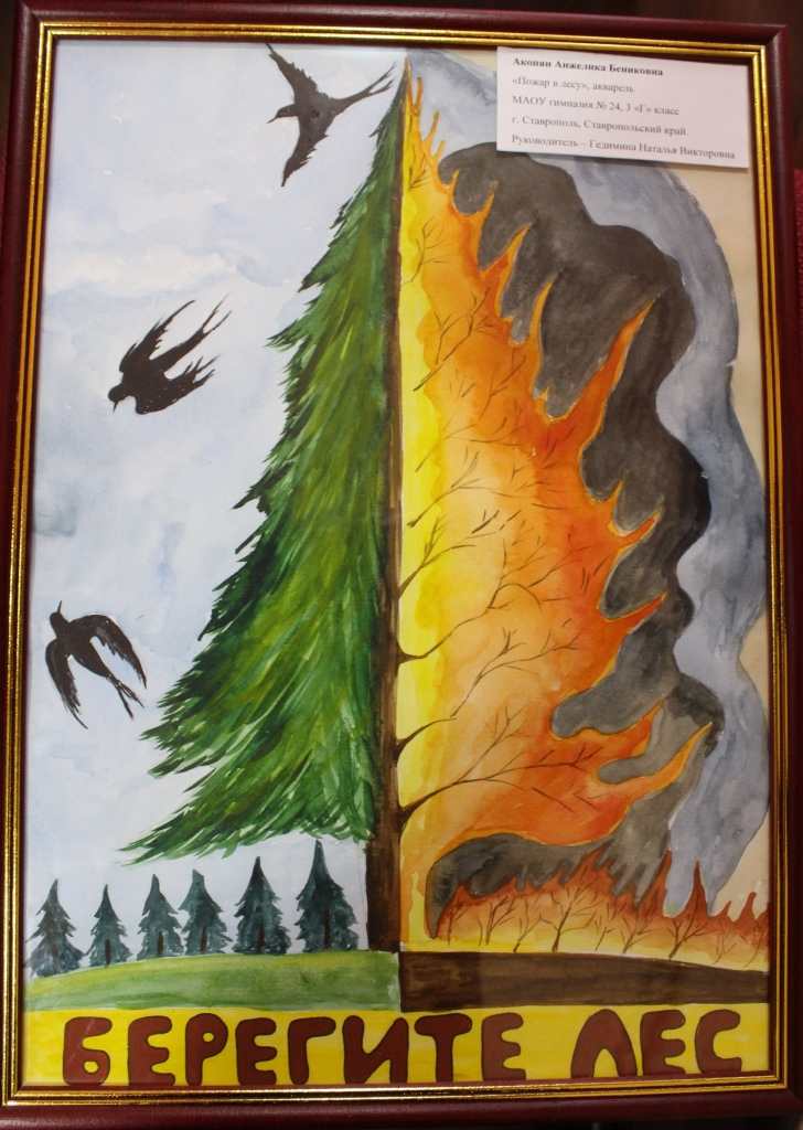 "Берегите лес от пожара" 
