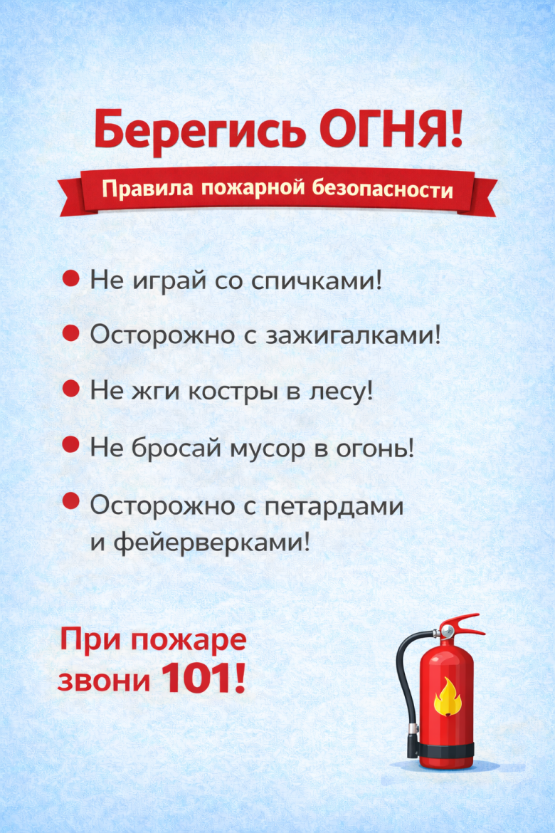 Берегись огня!