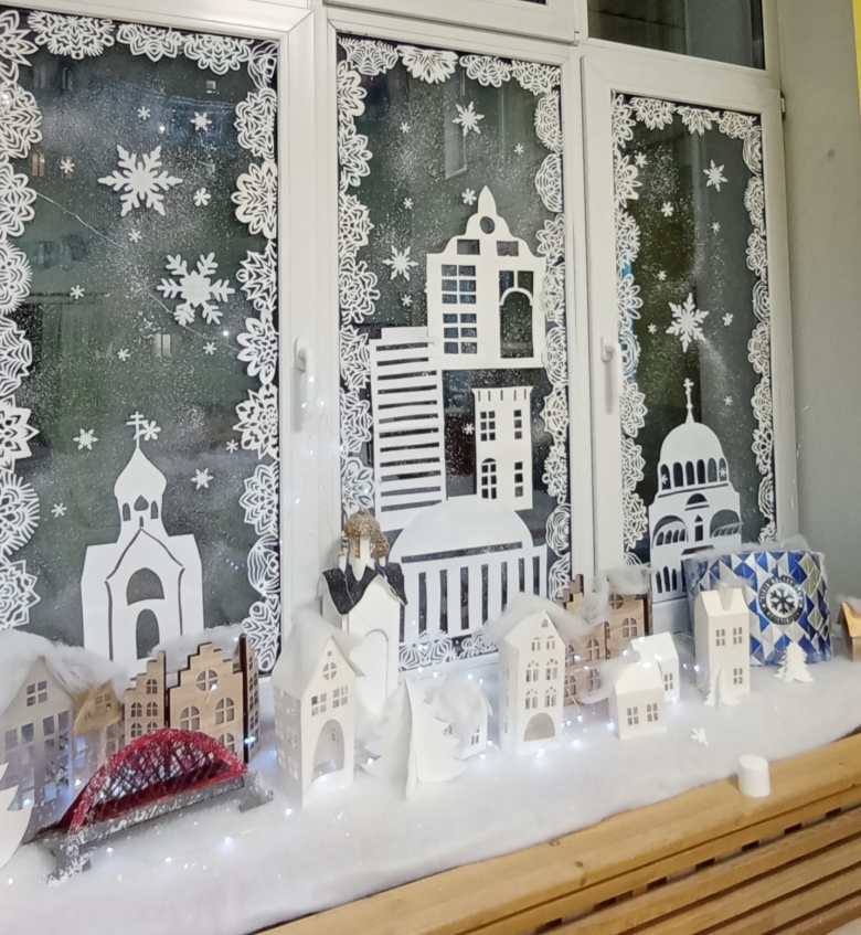 Макетирование - Зимний Новосибирск