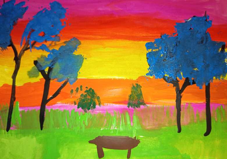 Красочный пейзаж