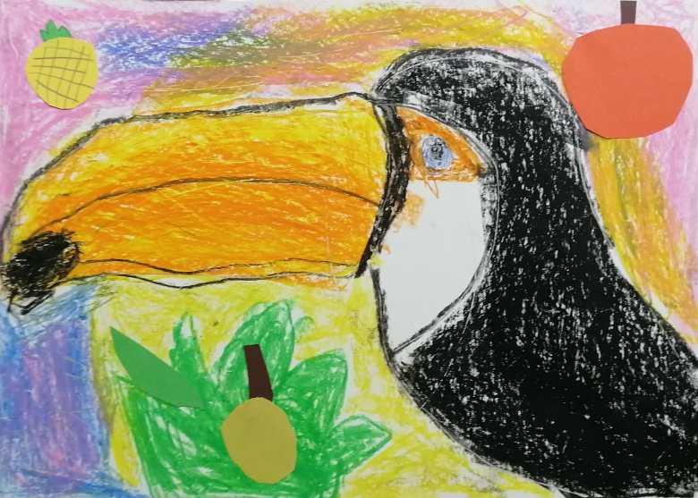 Тукан на закате