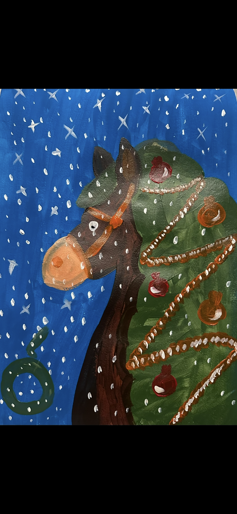 Новогодняя лошадь 