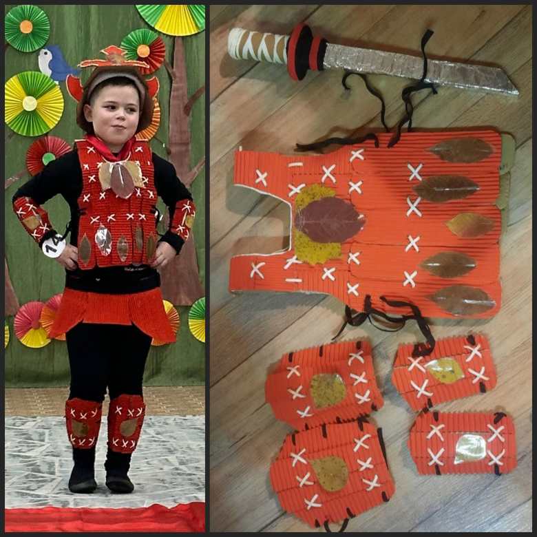 Веселый осенний самурай 