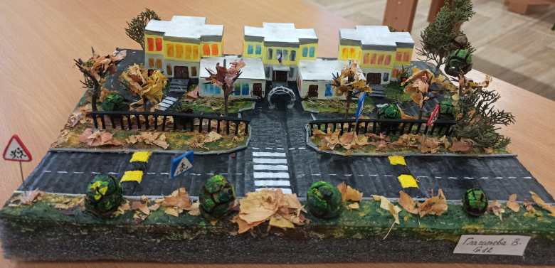 Макет городской улицы 