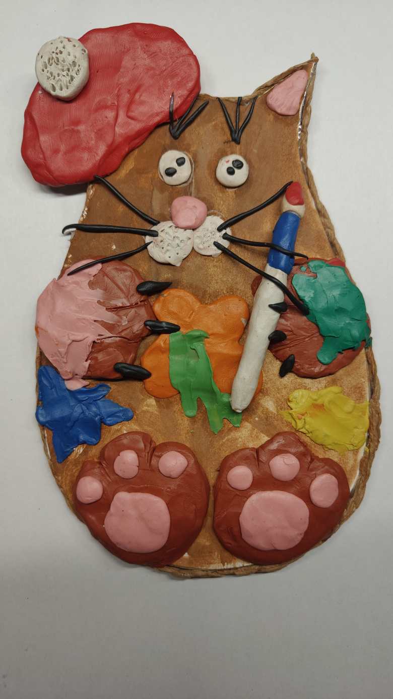 Кот-художник