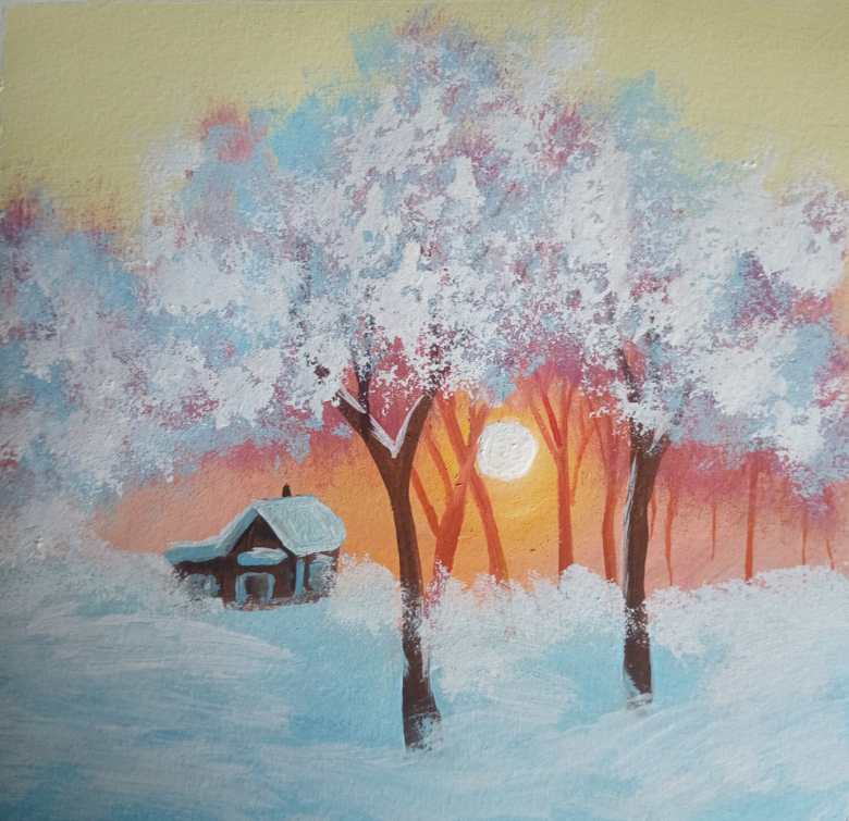 "Зимний закат"