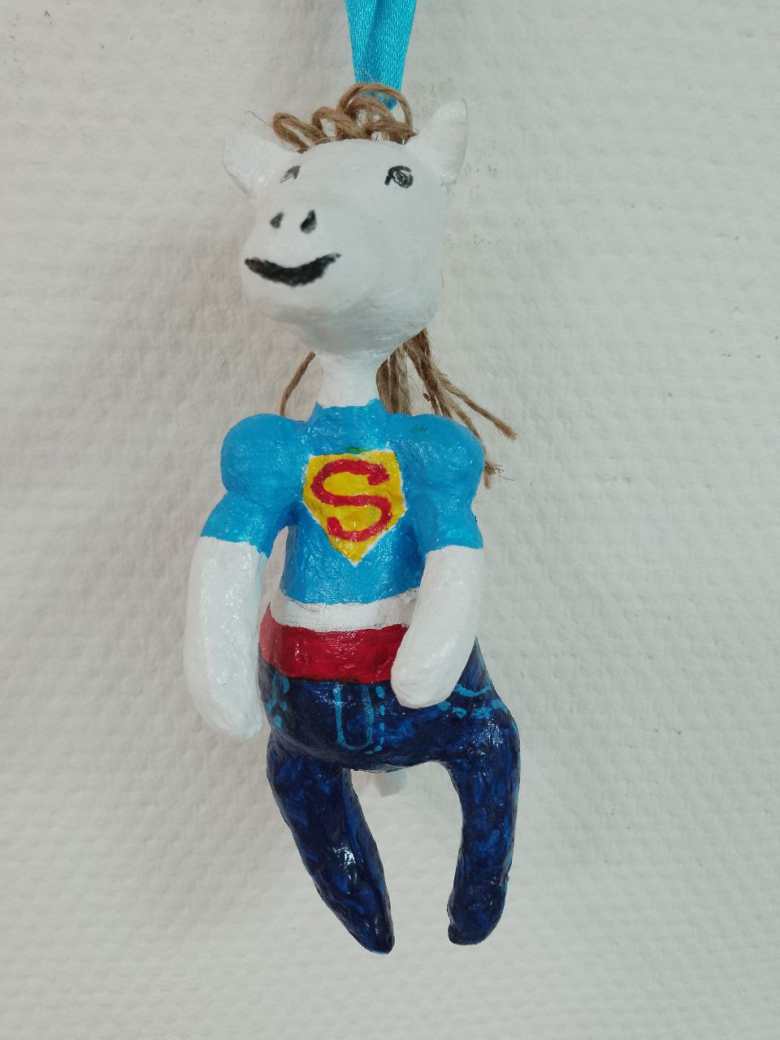 "Супермен". Папье-маше.