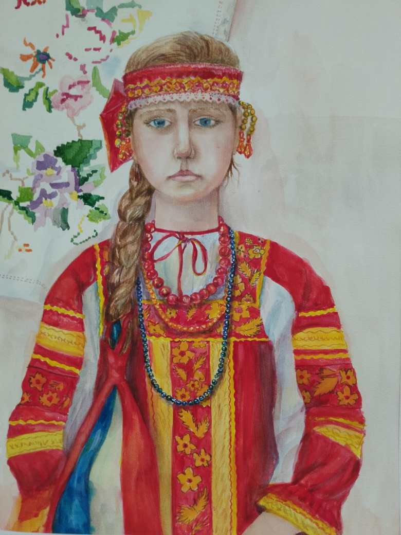 "Лиза". Акварель.