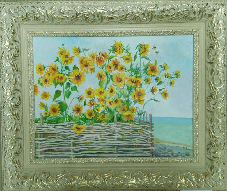 "На Кубани". Масло.