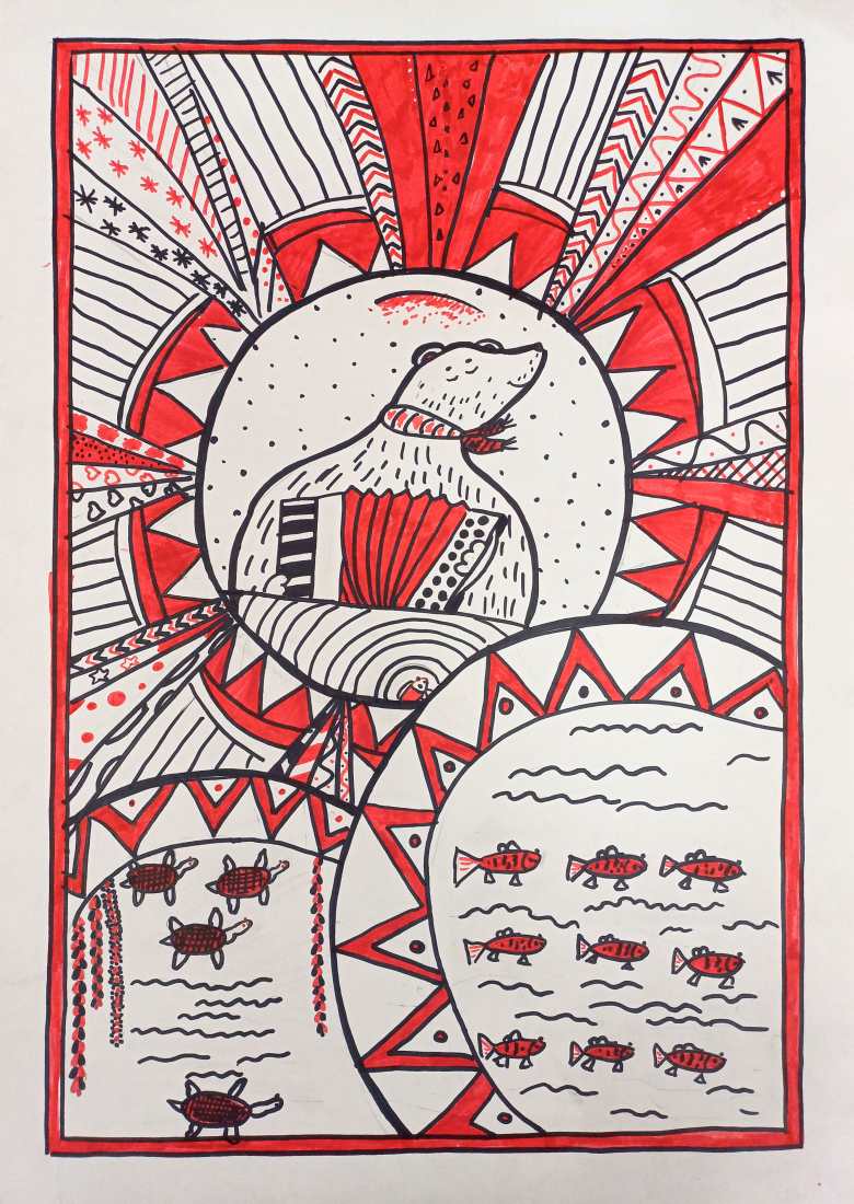 Мишка-гармонист