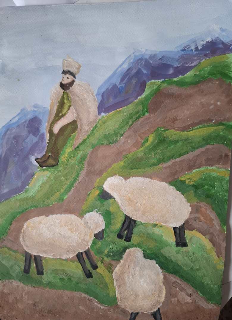 В горах Кавказа