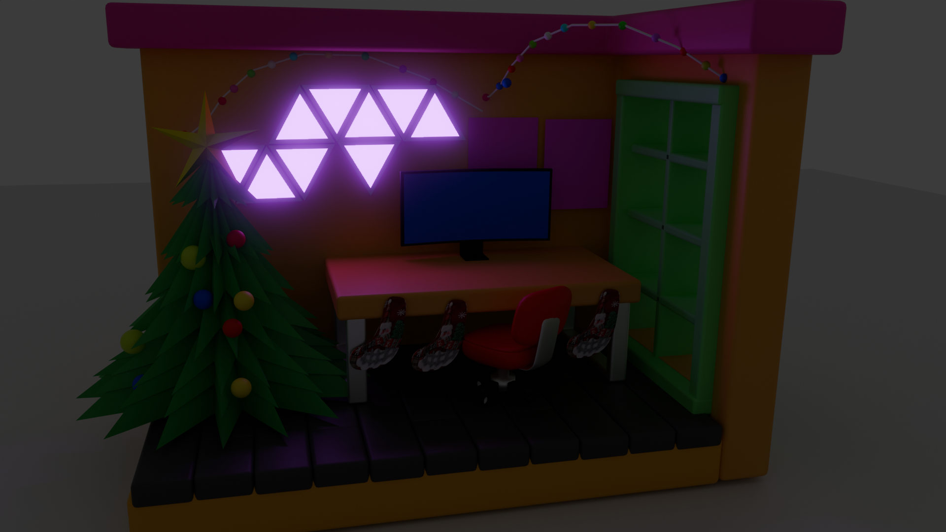 Новогодняя комната