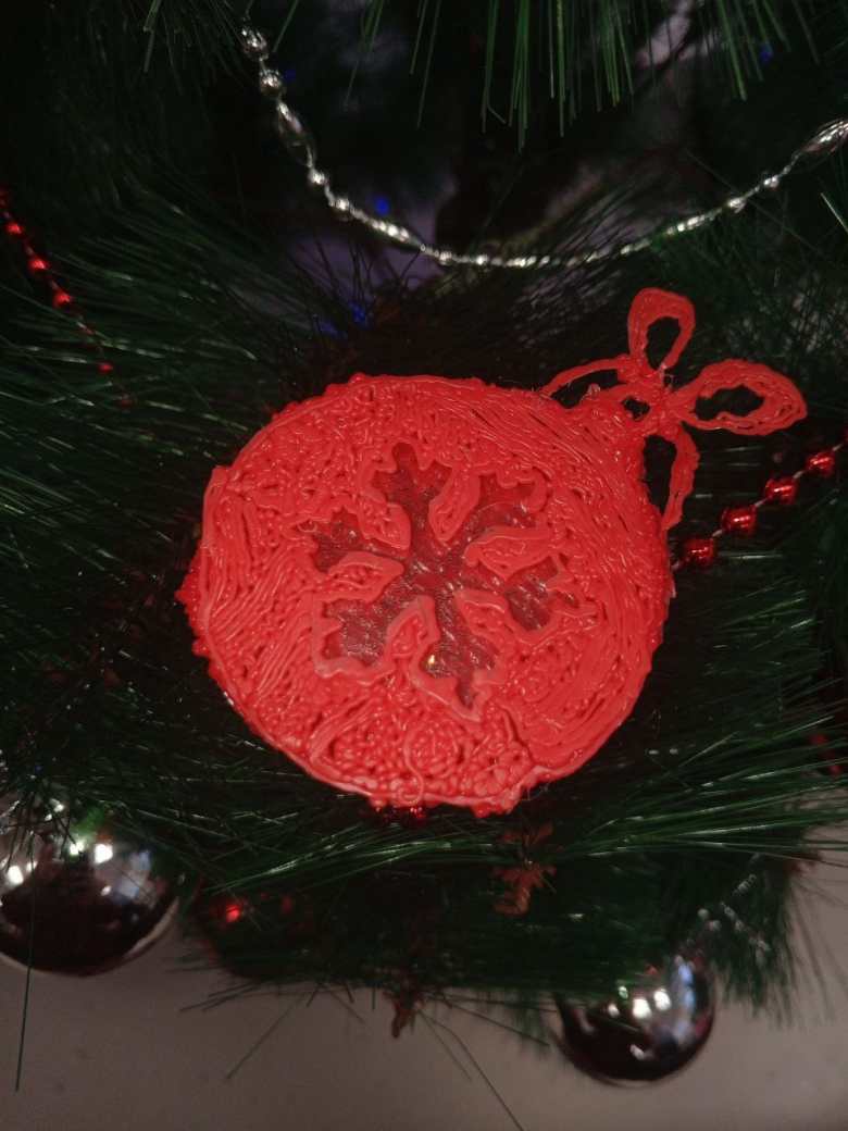 Шарик на ёлку