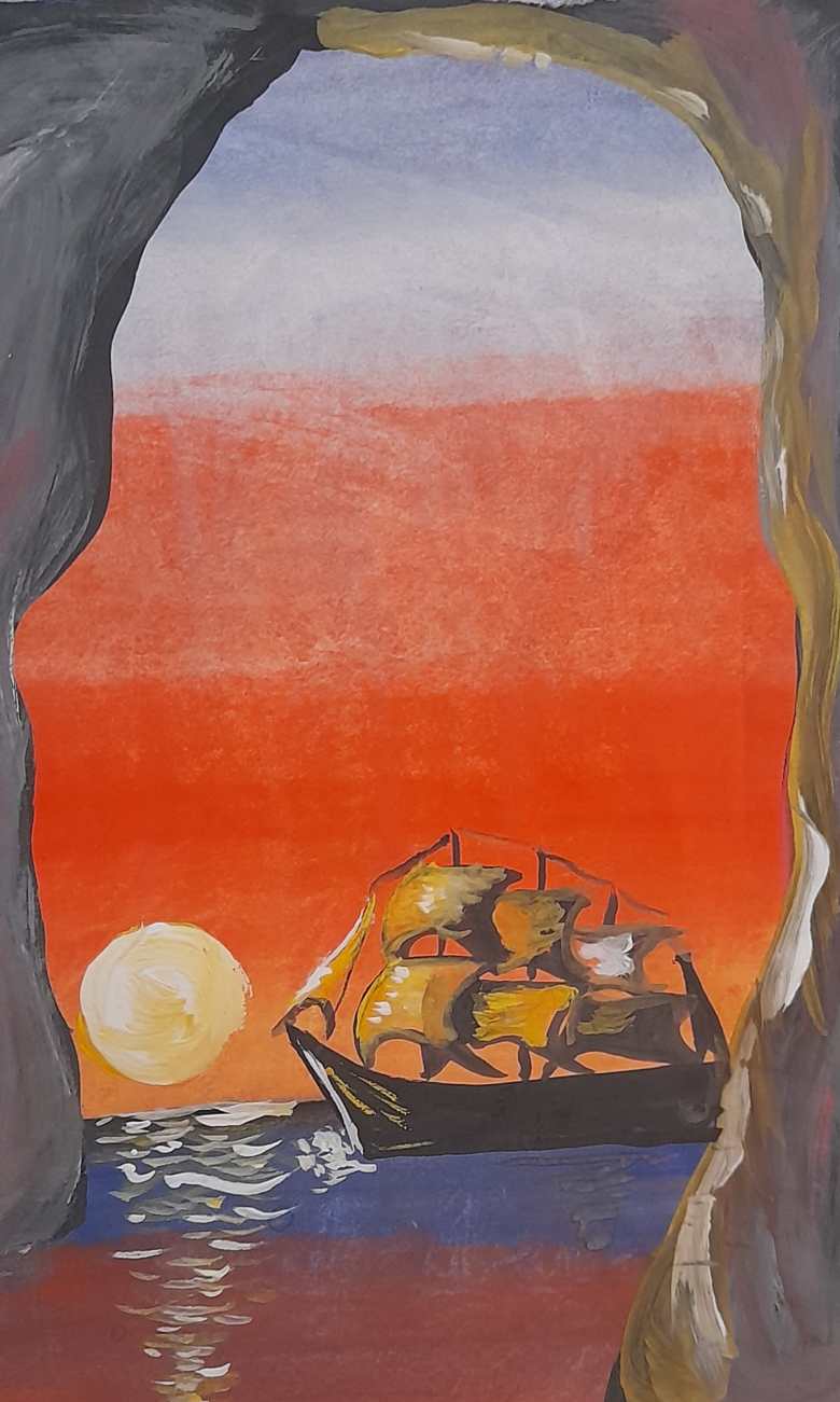 "Закат на море"