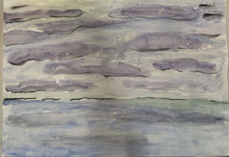 Сумерки на море