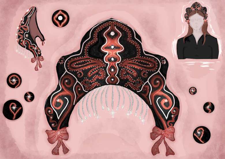 Современный кокошник 