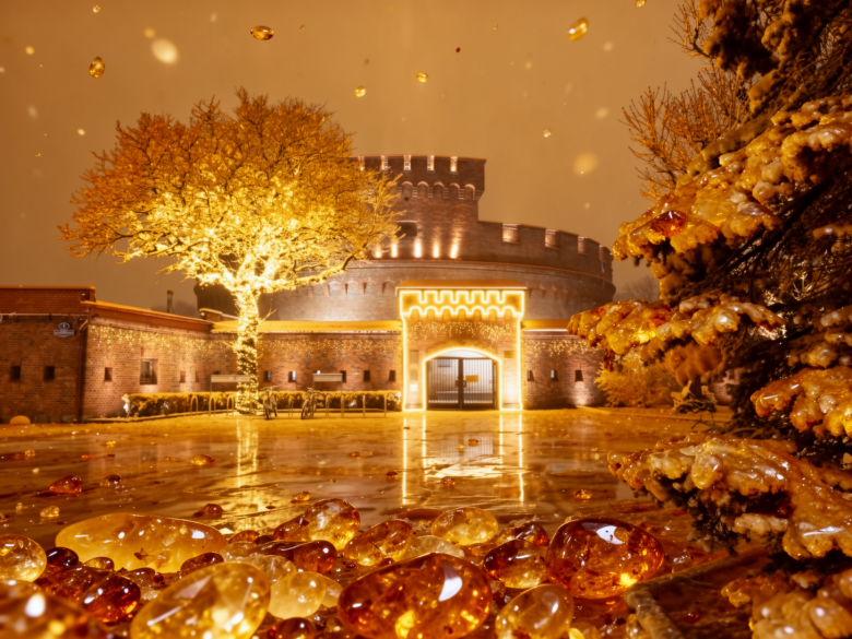 Янтарное украшение "Музея янтаря"