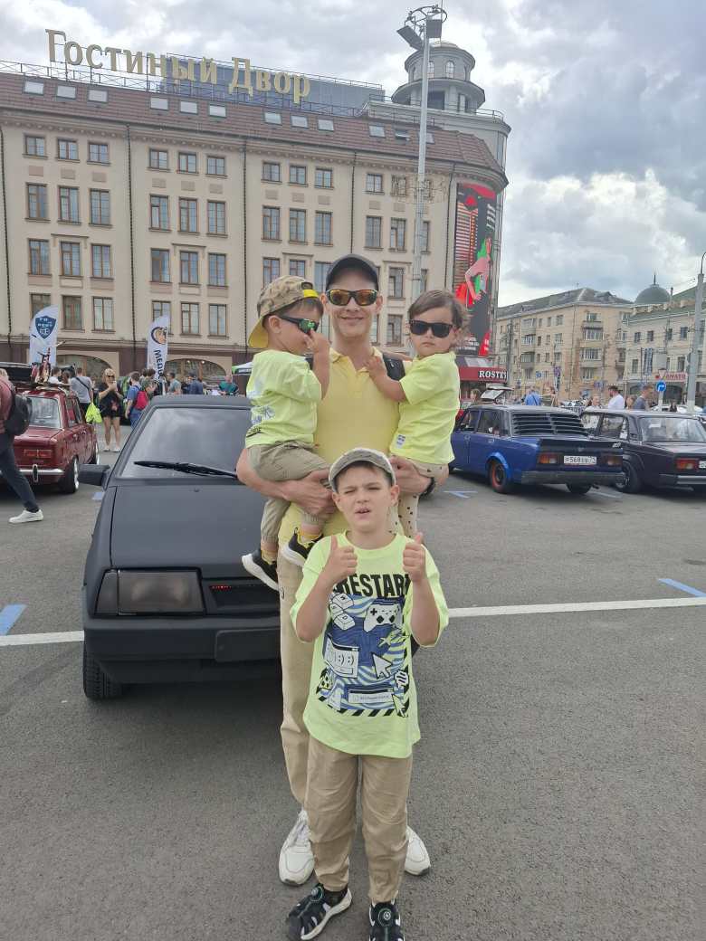 Вместе с папой