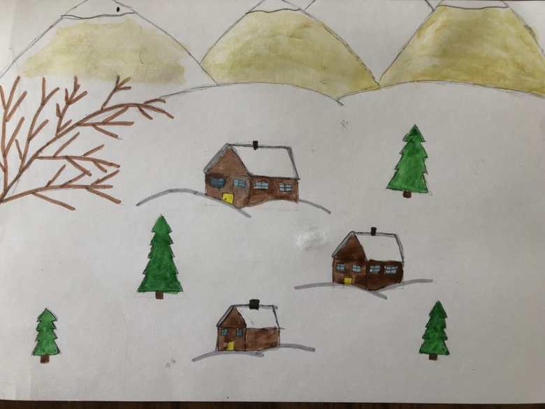 " Первый снег"