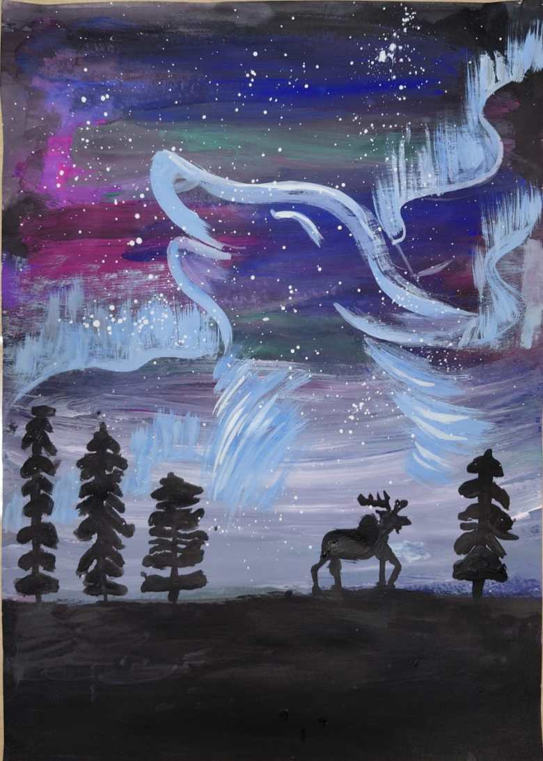 Дыхание звёзд над спящим лесом