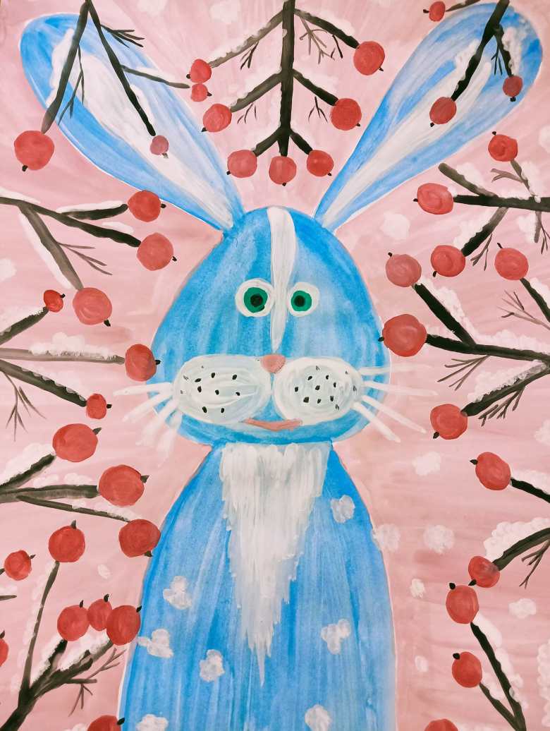 Зимний портрет лесного друга