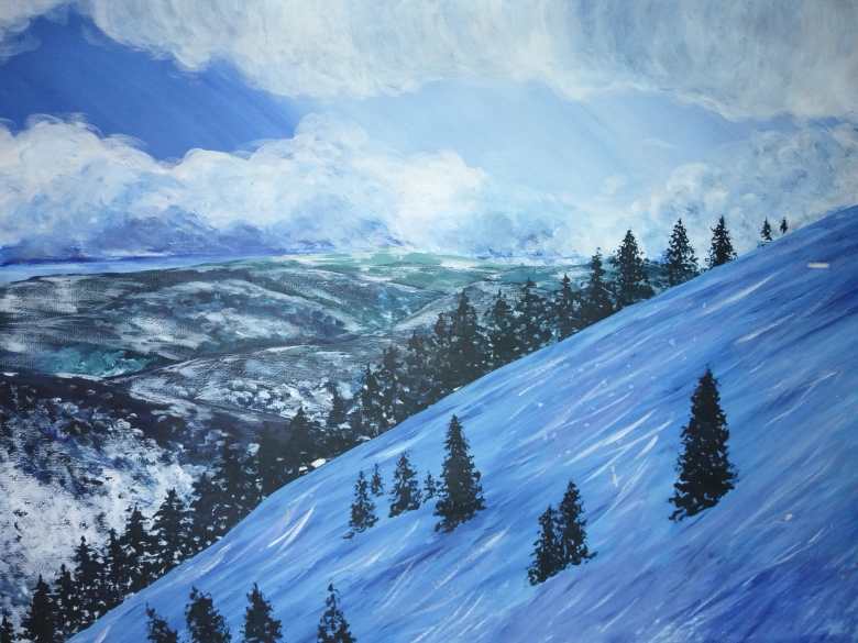 Утро в Шерегеше.