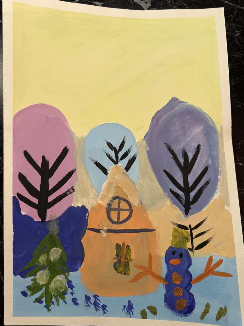 Сказочный зимний лес