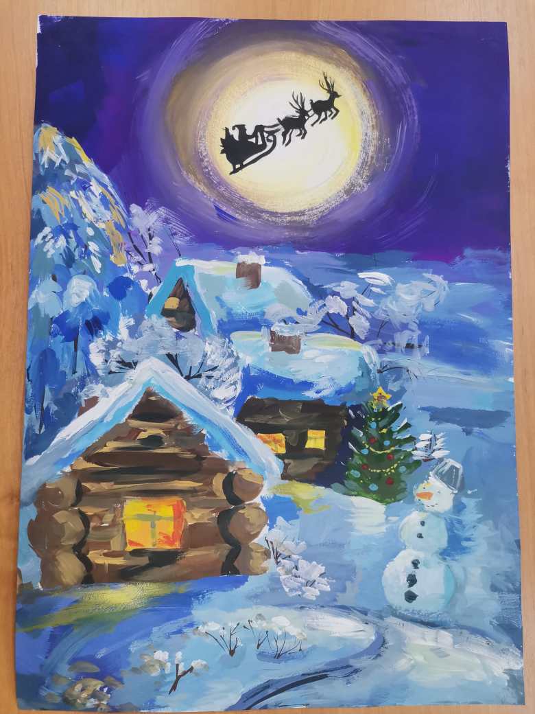 Новый год в деревне