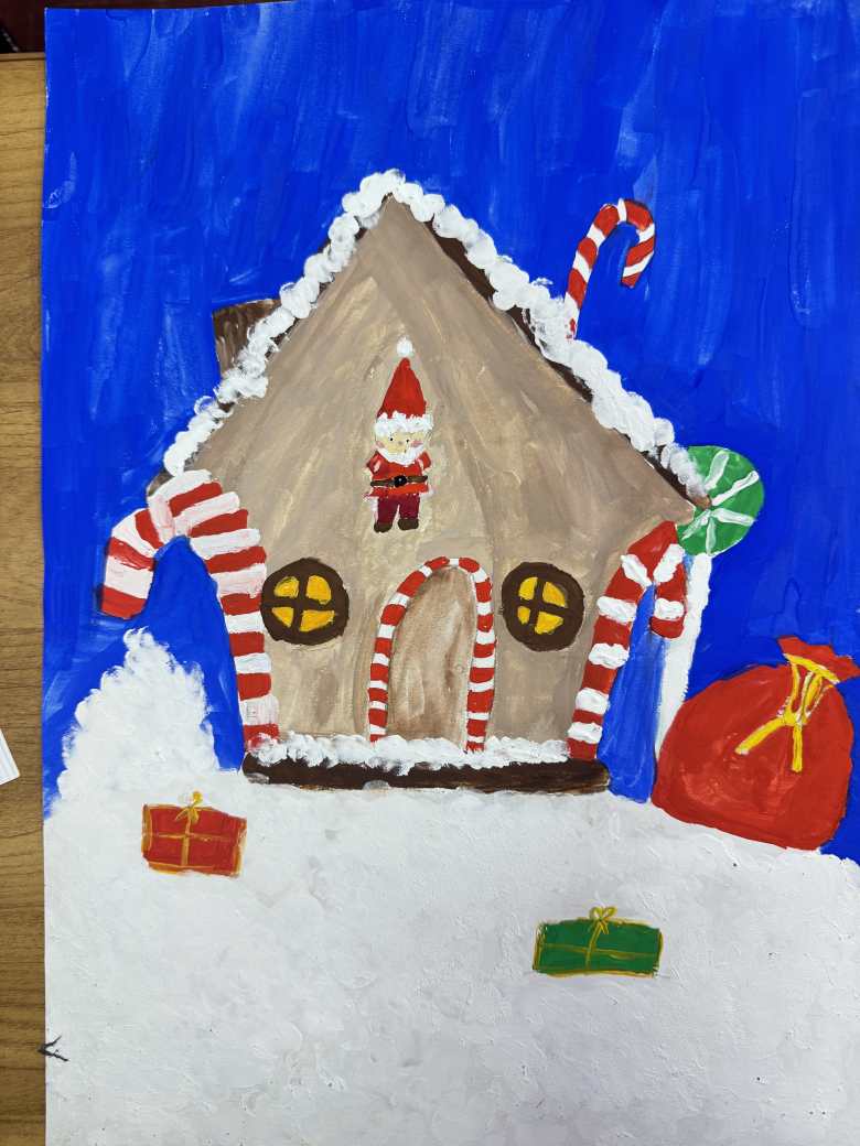 Зимний сказочный домик