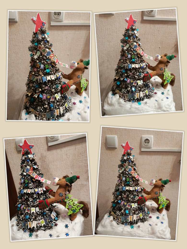 Новогодний дуэт 2026 в стиле "Ретро"