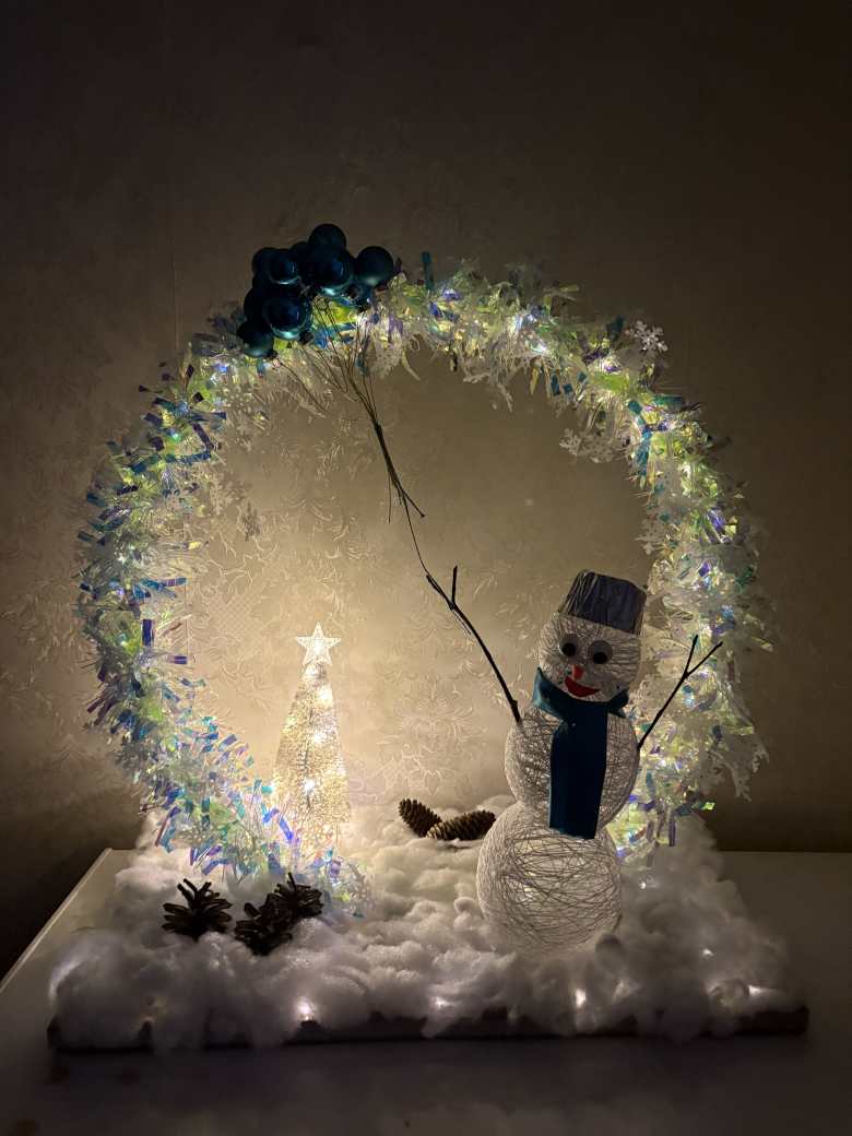 Мой веселый снеговик 