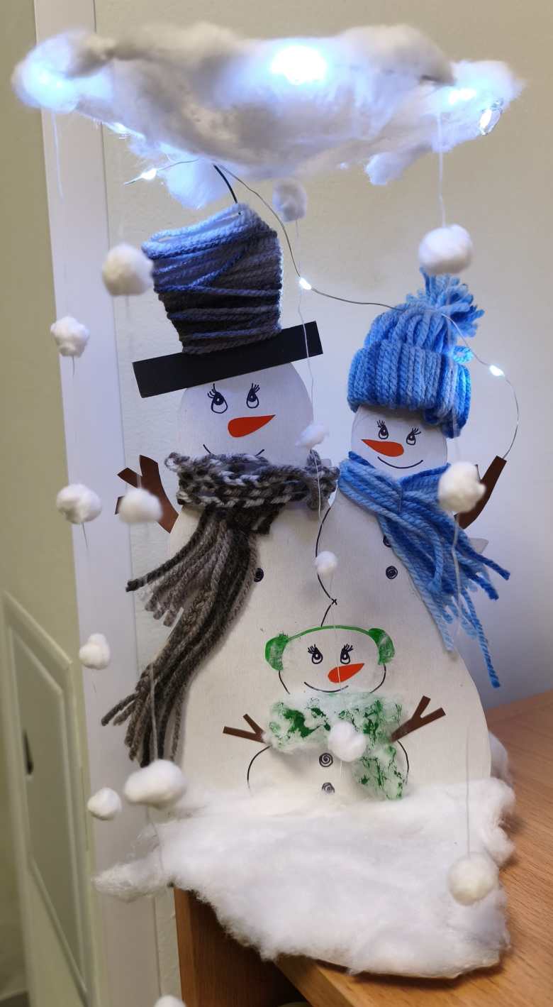 Семья снеговиков