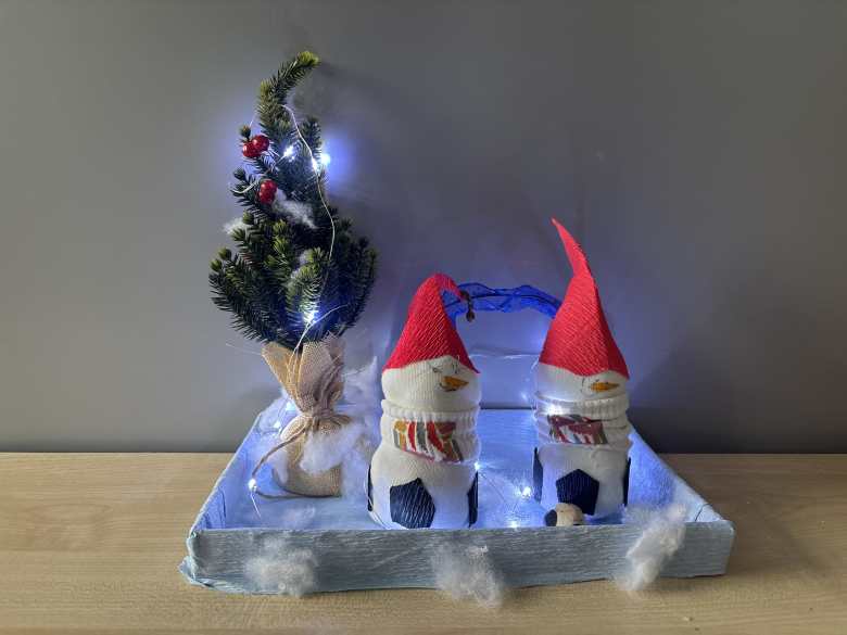 Веселые снеговики 