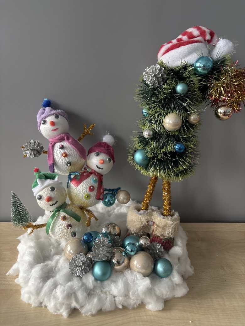 Озорные друзья снеговики 