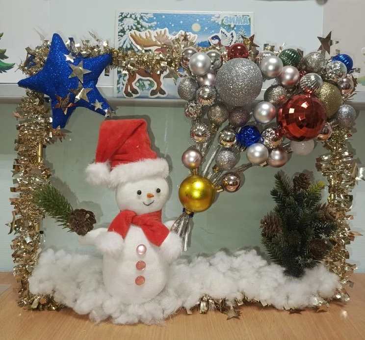 Новогодний Снеговик