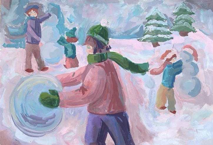 Зимние забавы нашего двора.