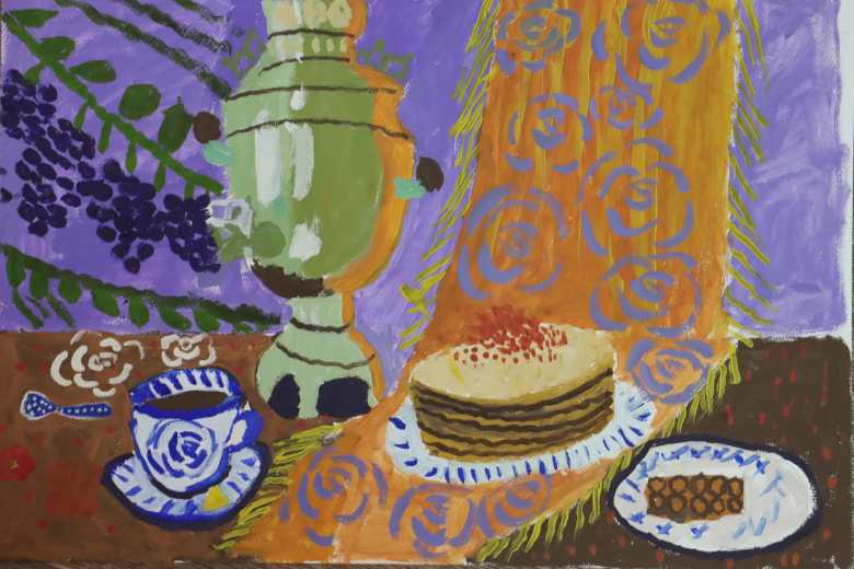 Чай с блинами