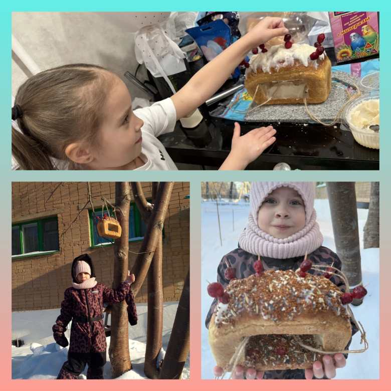 "Вкусняшка для птиц"