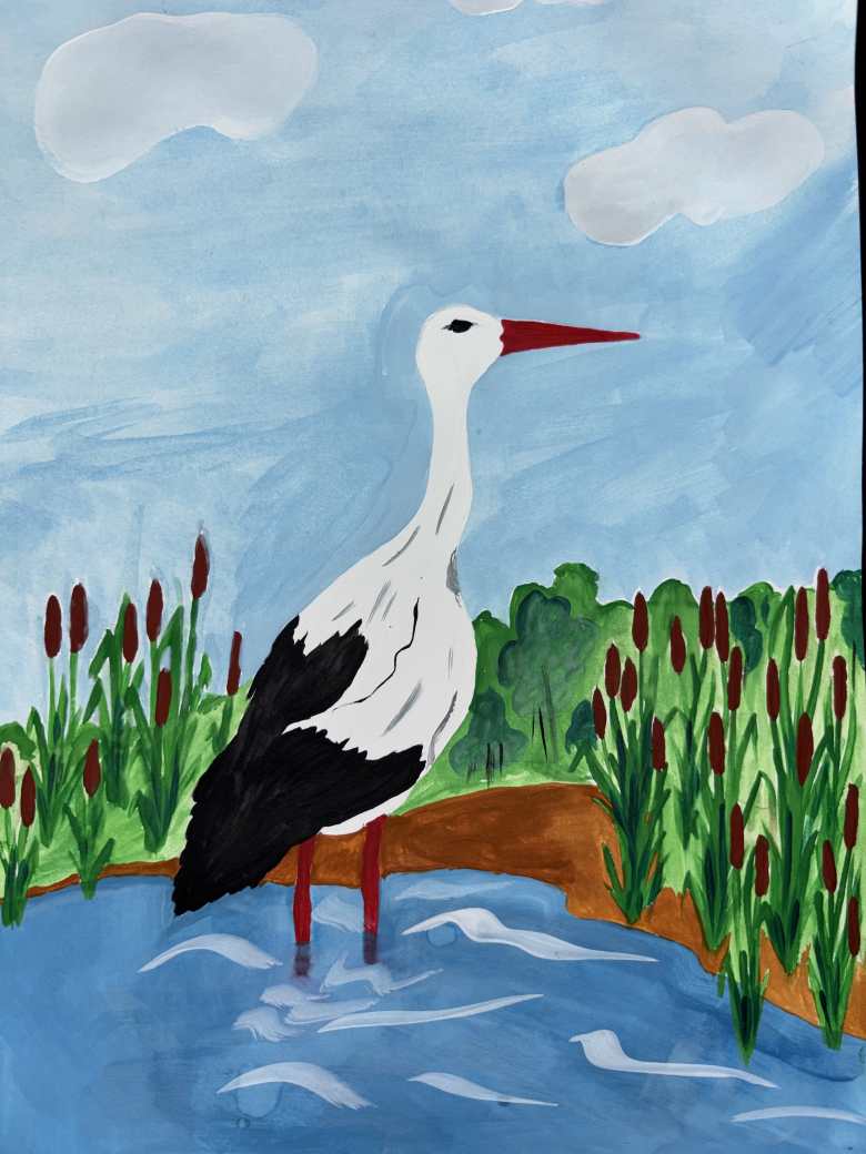 Одинокий аист
