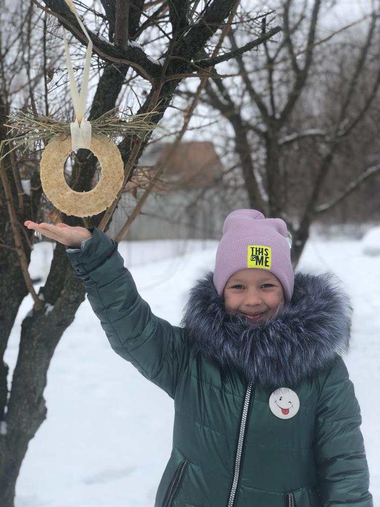 Съедобная кормушка 