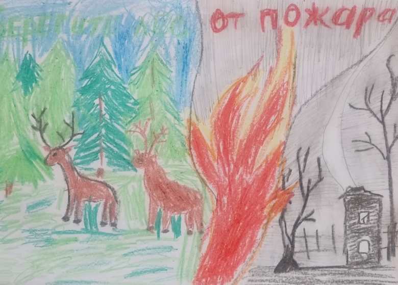 "Берегите лес от пожара"