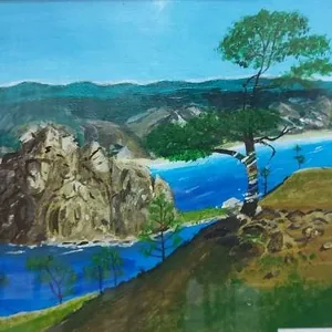 Байкал. Скала Шаманка.
