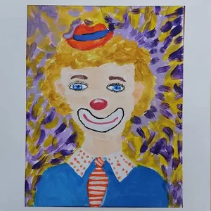 Клоун в шляпке