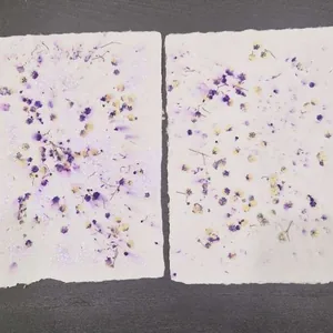 Открытка из переработанной бумаги