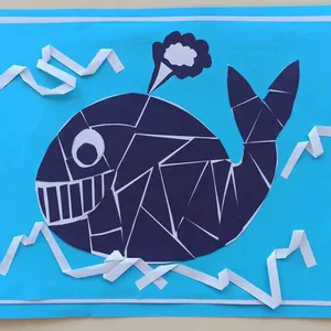 Плыл по морю синий кит